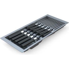 Tify Mutfak Çekmece Içi Antresit Modüler Bıçaklık 20,5cm x 48CM (Boydan 4cm Kesilebilir)
