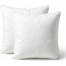 Binna Soft Kırlent Içi 2'li Paket 300 gr Silikon Elyaf Dolgulu Beyaz - 41X41 · 42X42 · 43X43 · 44X44