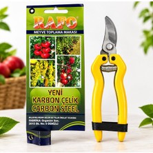 Rafo Karbon Çelik Meyve Toplama Makası Eğik Ağız