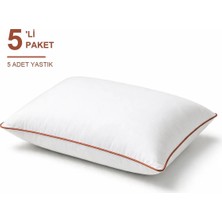 Binna Soft Cloud Support Biyeli Yastık 5'li Paket 50X70 cm 1200 gr Boncuk Silikon Elyaf Dolgulu - Kiremit