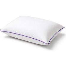 Binna Soft Eco Biyeli Yastık 50X70 cm 800 gr Boncuk Silikon Elyaf Dolgulu - Mor