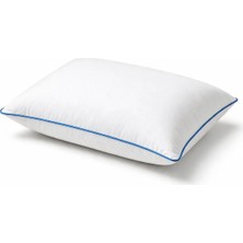 Binna Soft Eco Biyeli Yastık 50X70 cm 800 gr Boncuk Silikon Elyaf Dolgulu - Mavi