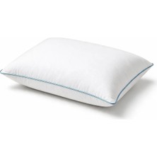 Binna Soft Eco Biyeli Yastık 50X70 cm 600 gr Boncuk Silikon Elyaf Dolgulu - Bebe Mavisi