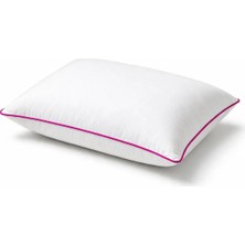Binna Soft Eco Biyeli Yastık 50X70 cm 600 gr Boncuk Silikon Elyaf Dolgulu - Fuşya