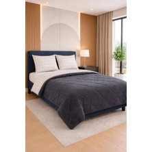 Binna Soft Karmina Ultura Yumuşak Wellsoft Slikon Dolgulu Çift Kişilik Yorgan + Yastık Kılıfı Set/ Uyku Seti