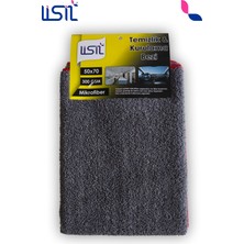 Lisil Mikrofiber Temizlik & Kurulama Bezi | 50X70 Büyük Boy | 300 Gsm | Tüm Yüzeyler