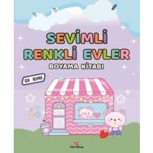 Esmera Sevimli Renkli Evler Boyama Kitabı