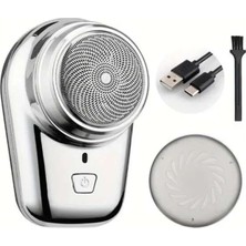 Varsoph Mini Shaver Sıfır Sakal Taşınabilir Şarjlı Tıraş Makinesi Ipx6 Korumalı  (5468)
