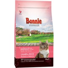 Bonnie Adult Kedi Maması Kuzu Etli Pirinçli 1,5kg
