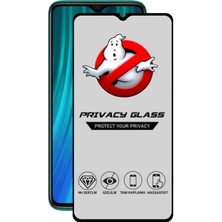 Corcishop Xiaomi Redmi Note 8 Pro Tam Kaplayan Gizli Hayalet Temperli Ekran Koruyucu Cam