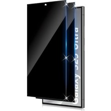Corcishop Hayalet - Samsung Galaxy S25 Ultra Privacy Görünmez Ekran Koruyucu Extra Koruma Kırılmaz Cam