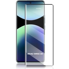 Corcishop Tecno Camon 50 Ultra 5g Uyumlu Kavisli Edge Ekran Koruyucu Temperli Kırılmaz Cam Parmak Izi Okur
