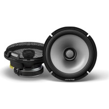 Alpine R2-S65 16,5 cm (6.5”) R-Series 2 Yollu Koaksiyel Hoparlör, Hi-Res Audio, 100W Rms / 300W Peak, 4 Ohm, Güçlü Araç Içi Ses Sistemi