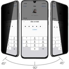 Corcishop Hayalet - Xiaomi Redmi 9 Privacy Görünmez Ekran Koruyucu Extra Koruma Kırılmaz Cam