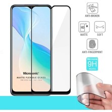 Corcishop Vivo Y33S Seramik Matte Flexible Ekran Koruyucu Siyah