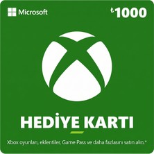 Xbox 360 Microsoft Xbox Hediye Kartı 1000 Tl