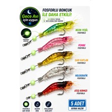 Cappadocians Deniz Avcılığı, Av, Karides Silikon Yem - Hazır Balık Yemi - Lrf Yem - Levrek Çupra Yemi - Jigheadli 5’li Set - 7 cm 6 Gr, Silikon Yem