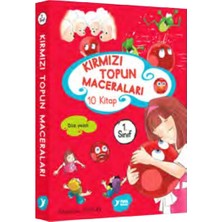 Aparim Kırmızı Topun Maceraları 1. Sınıf Renkli Heceli Düz Yazı 10 Kitap