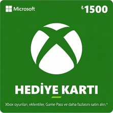Xbox 360 Microsoft Xbox Hediye Kartı 1500 Tl