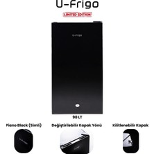 U-Frigo 90 Lt Limited Edition 12/24V Kompresörlü Buzdolabı Siyah