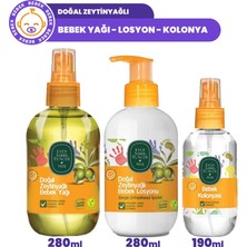Eyüp Sabri Tuncer Bebek Yağı 280 Ml, Kolonyası 190 ml ve Losyonu 280 ml