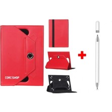Corcishop Concord Range Hsx 7inç Uyumlu Kılıf Universal Standlı + Dokunmatik Tablet Kalem Stylus