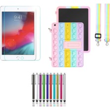 Corcishop Ipad Air 3.nesil 10.5 A2152 A2123 A2153 A2154 Uyumlu Askılı Kılıf Popit Standlı Kılıf Ekran Koruyucu