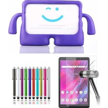 Corcishop Samsung Galaxy Tab S10 Fe 10.9 Inç X520 Modeli Uyumlu Çoçuk Kılıf Silikon + Ekran Koruyucu Kalem