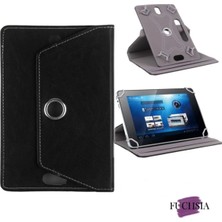 Corcishop Tcl Tab 10 Fhd 4g 10.1 Inç Uyumlu 360° Dönebilen Standlı Kapaklı Universal Tablet Kılıfı