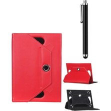 Corcishop Lenovo Tab M7 TB-7305F Universal Dönerli Standlı Kılıf + Tablet Kalemi