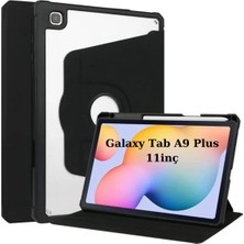 Corcishop Samsung Galaxy Tab A9 Plus X210 X113 X115 X117 Kılıf Termik Kalem Bölmeli Dönebilen Standlı Kılıf