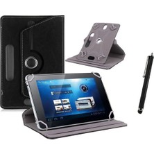 Corcishop Lenovo A7600-F Uyumlu Set Universal Tablet Kılıfı ve Tablet Kalemi