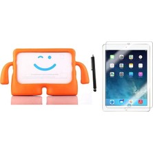 Corcishop Ipad 9.7" Air A1474 / A1475 / A1476 Uyumlu Kılıf Karakter Ibuy Silikon Kılıf + Ekran Koruyucu
