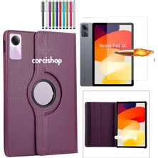 Corcishop Xiaomi Redmi Pad Se 11 Inç Modeli Uyumlu 360° Dönerli Tablet Kılıfı 3lü Set
