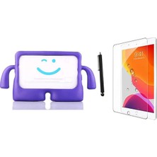 Corcishop Ipad 10.2" 7.nesil A2197 A2200 A2198 Kılıf Karakter Ibuy Silikon Kılıf + Ekran Koruyucu