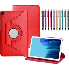Corcishop Samsung Galaxy Tab S6 Lite 10.4 SM-P617 Uyumlu 360° Dönerli Tablet Kılıfı + Kalem