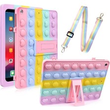 Corcishop Ipad 2.nesil A1395 A1396 A1397 Uyumlu Askılı Kılıf Popit Standlı Kılıf Askılı