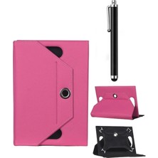 Corcishop Polypad M8 Tab Uyumlu Set Üniversal 360 Standlı Kılıf + Tablet Kalemi