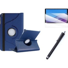 Corcishop Samsung Galaxy Tab A7 10.4 T500 360 Derece Dönebilen Standlı Tablet Kılıfı + Ekran Koruyucu + Kalem
