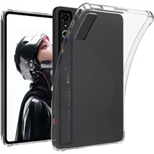 Corcishop Zte Nubia Redmagic Astra 9.06 Inç Uyumlu Anti Shock Silikon Kılıf Şeffaf