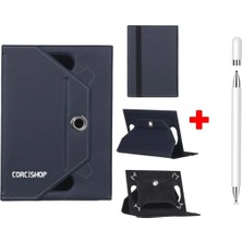Corcishop Warp Tab WP11 10.95 Inç Uyumlu Kılıf Universal Standlı + Dokunmatik Tablet Kalem Stylus