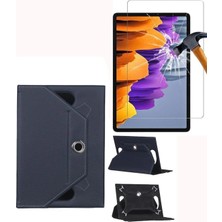 Corcishop Hometech Alfa 11BT 10.9 Uyumlu Universal Dönerli Standlı Kılıf + Ekran Koruyucu