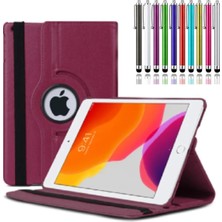 Corcishop Ipad Mini 1 Kılıf A1432 A1454 A1455 Uyumlu 360° Dönerli Tablet Kılıfı + Kalem