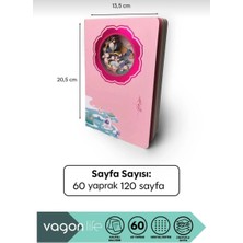 Senacacollection 3D Katmanlı Illüstrasyon Sanat Tasarımlı Noktalı Defter 60 Yaprak 20,5X13,5CM