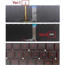Bilbor Bilgisayar Msı GE75 Raider, GE75 8se, GE75 9sf,  Notebook Klavye - Tuş Takımı / Ver.1 - Siyah - Tr - Backlit - Kırmızı