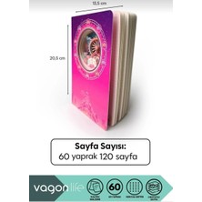 Senacacollection 3D Katmanlı Illüstrasyon Sanat Tasarımlı Noktalı Defter 60 Yaprak 20,5X13,5CM