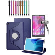 Corcishop Samsung Galaxy Tab A7 Lite SM-T225 8.7 Inç 360° Dönerli Tablet Kılıfı 3lü Set