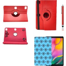 Corcishop Casper L8 Uyumlu Kılıf 360° Dönerli Unıversal Standlı Kılıf + Nano Ekran Koruyucu + Kalem