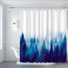 180X180 Banyo Perdesi