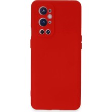 Newface One Plus 9 Pro Kılıf Nano Içi Kadife Silikon - Kırmızı